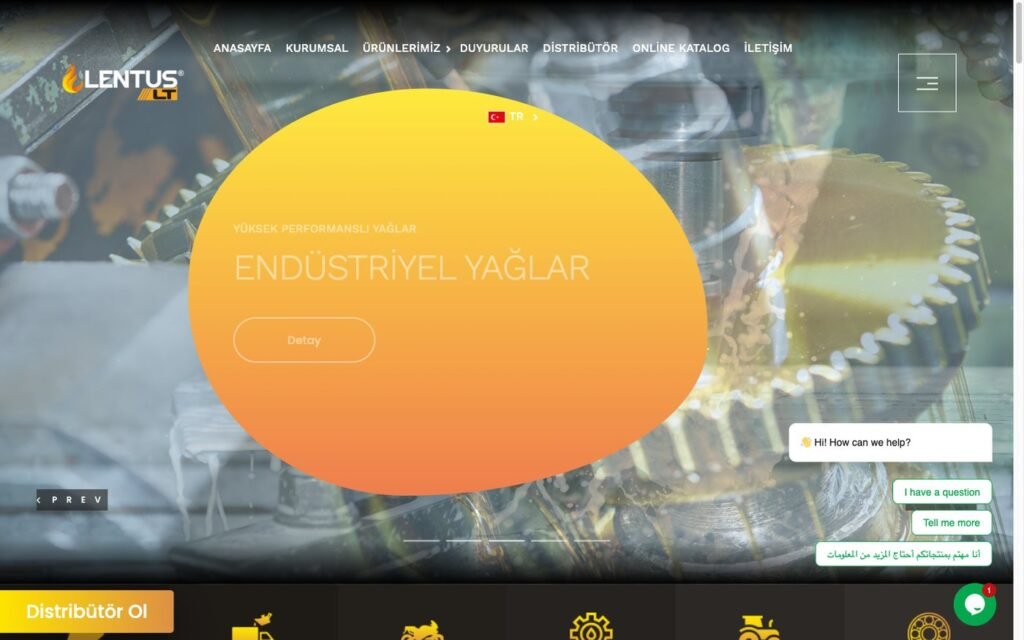 lentuslt.com web sitesi ekran görüntüsü